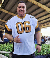 Alpha White Football Jersey